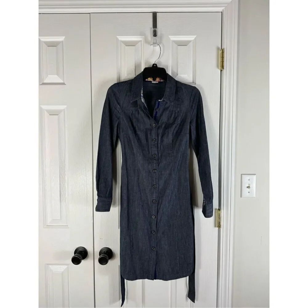 Boden Womens Denim Dress Size 2R